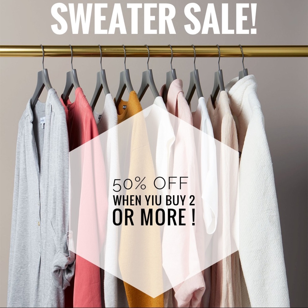 🔥🏃🏽‍♀️ 50% OFF SWEATER SALE !